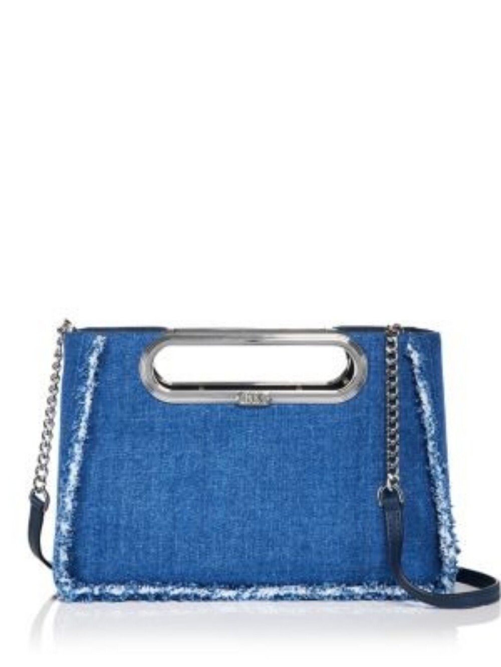 Michael Kors Denim Blue Large Convertible Clutch & Crossbody NWOT